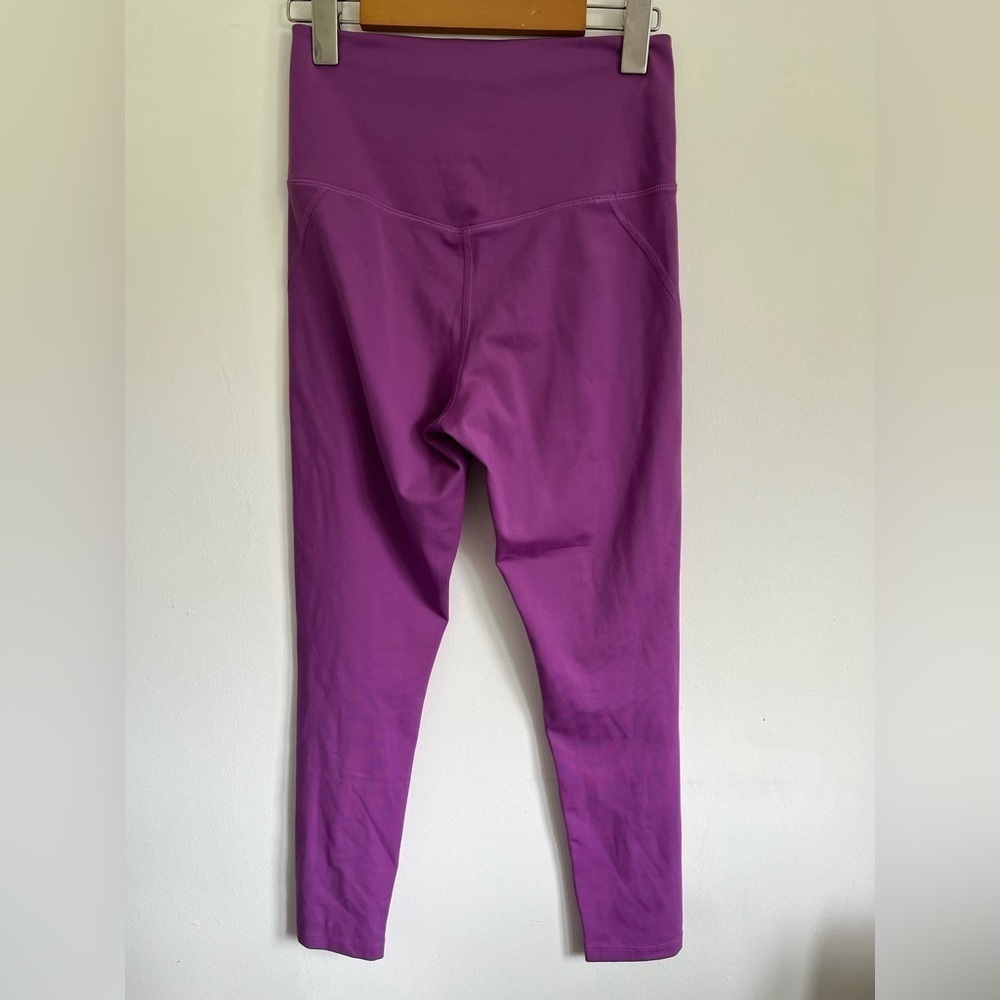 Girlfriend Collective High Rise Compressive Purple Crop Leggings - S Small - Picture 3 of 6